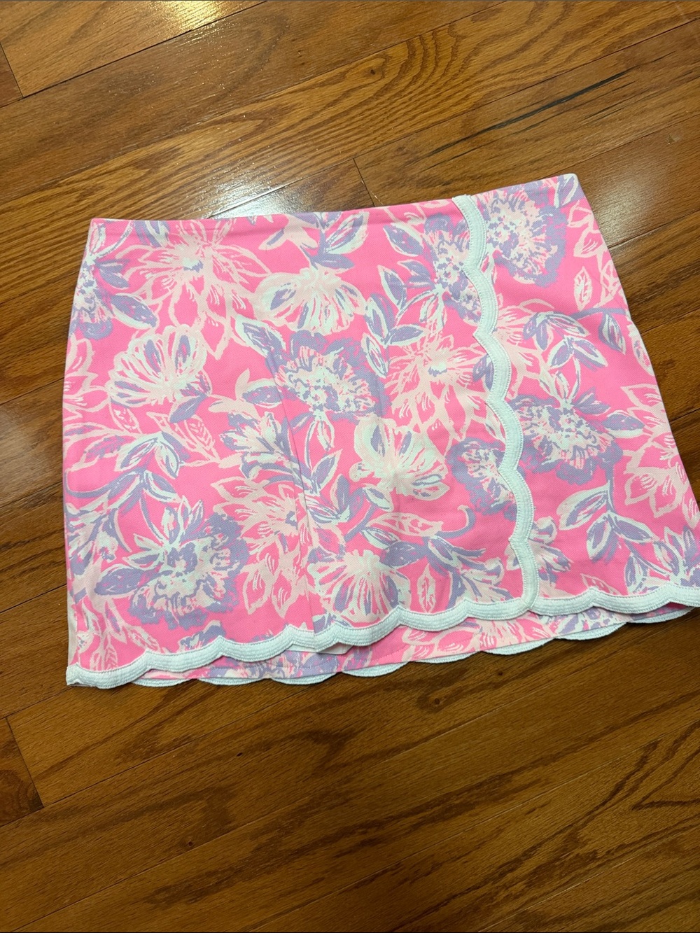 Lilly Pulitzer Pink Floral Print Skort